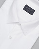 koszule męskie Jednolita koszula męska 00321 dł rękaw biały slim 1