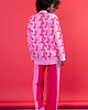 kardigany damskie KARDIGAN ŻAKARDOWY Z WZOREM KOWBOJEK F1658 SWEETPINK 2