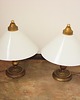 lampy stołowe Para lamp nocnych z lat 70. 3