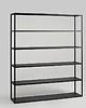 regały i półki Regał metalowy loftowy HYLLER  150x180 - czarny 3
