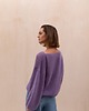 swetry Sweter Wide sleeve mohair fioletowy 1