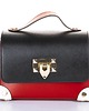 torby na ramię Torebka Skórzana - 3 kolory - crossbody , ozdobne nity (7044) 1