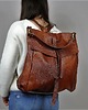 torebki różne Skórzana duża torebka - plecak 3