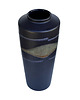 wazony Bordowy, ceramiczny wazon MF Design, Niemcy lata 80. 1