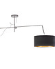 lampy wiszące Żyrandol na regulowanym ramieniu z abażurem do salonu RIO VELUR 2
