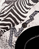 zegarki damskie Zegarek damski wiązany - Zebra - Tarcza Czarna 3