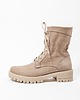 botki damskie BOTKI WORKERY - SKÓRA NATURALNA - MODEL 421 - KOLOR LATTE 2