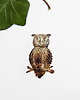 broszki Broszka sowa średnia brąz 5