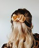 spinki i klamry do włosów Scrunchie spinka klamra jedwabna ciepłe złoto 3