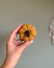 dodatki - różne Dynia ozdobna handmade, rozmiar S, kolor pomarańczowy - 1 szt. 3