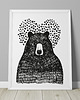 grafiki i ilustracje Zakochany Niedźwiedź 1