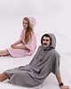 moda - inne Ponczo plażowe surferskie, ręcznik POPIEL men 6
