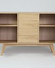 komody i szafki Komoda Bufetowa "S" Jednolita / Mała Komoda do salonu / 130cm 2