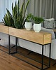 komody Kwietnik dębowy, konsola loft 90x90 4