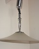 lampy wiszące Lampa wisząca Helestra Niemcy lata 70. Chrom i szkło matowe Vintage 6