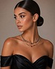 chokery Muszla dark blue /18.11.25/ choker - Szlachetna kolekcja 1