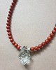 chokery Naszyjnik choker ROOTS jaspis czerwony, prasiolit, jaspis dalmatyński 6