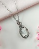 wisiory Naszyjnik Howlit Marmurkowy stal chirurgiczna wisiorek handmade wirewrapping 3