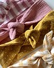 ozdoby do włosów dla dzieci Muślinowa opaska Pin-Up w różowe paski 1
