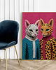 plakaty Koci duet - plakat/ilustracja 1
