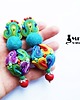 kolczyki soutache Frida-Kolorowe kule - kolczyki sutasz 2