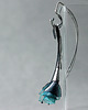 kolczyki wire wrapping Srebrne delikatne kolczyki  listki 4