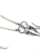 kolczyki wire wrapping Kreski crystal  1