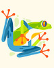 poduszki z grafiką Poduszka dekoracyjna - Frog 3