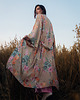 bluzki kimonowe damskie Kimono Bloom Beige LONG 2