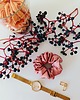 gumki do włosów Gumka jedwabna, scrunchie, frotka pink beige MAXI 6