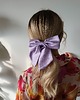 spinki i klamry do włosów Kokarda spinka klamra jedwabna sweet lavender 100% jedwabna 22 momme 1