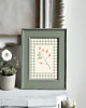 grafiki i ilustracje PLAKAT botaniczny, polne kwiaty grafika, rysunek kratka 3