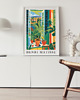 grafiki i ilustracje PLAKAT  St Tropez, Matisse obraz, kolorowa dekoracja ścienna 4