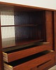 komody i szafki Highboard tekowy, duński design, lata 60, producent: PMJ Viby J 5