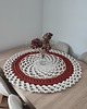 obrusy i serwetki Serweta ze sznurka bawełnianego szydełkowa 85cm 2