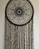 łapacze snów Duży czarny łapacz snów z piórami Dream catcher 1
