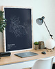 plakaty Plakat Mapa minimalistyczna - Warszawa 3