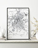 plakaty Radom - mapa miasta  plakat z mapą Radomia 1