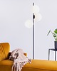 lampy podłogowe Designerska lampa podłogowa BOBLER 3 klosze szklane mleczne 1