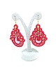 kolczyki soutache Kolczyki czerwone sutasz - kolekcja Thalia 1