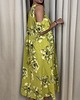 sukienki maxi damskie Lniana sukienka Verde 4