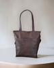 torby na ramię Shopper Bag, Boho. Duża skórzana torba na ramię, brązowa shopperka od UNIQUE 1