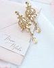 Biżuteria ślubna Kolczyki Perfect Glam Crystalized - Gold 1