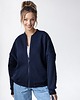 bluza bez kaptura damska Bomberka Sporty Chic Granat 1