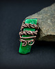 broszki Jaspis cesarski broszka wire wrapping 8
