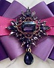 broszki Niesamowita Brosza z fioletowym kryształem New 4