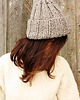 czapki damskie Czapka beanie handmade beż 2