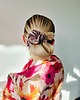 gumki do włosów Gumka jedwabna, scrunchie, frotka różowe złoto MAXI 3