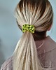 gumki do włosów Gumka jedwabna, scrunchie, gumka satynowa soczyste jabłko MINI 3