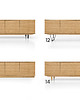 komody i szafki Komoda sideboard D-S08 4 pary drzwi 2